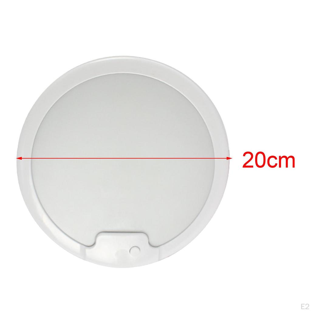 Car 12/24V Ceiling LED Panel White 600-700LM 10W 6000K Slim Interior Lights for RV Motorhome Kitchen