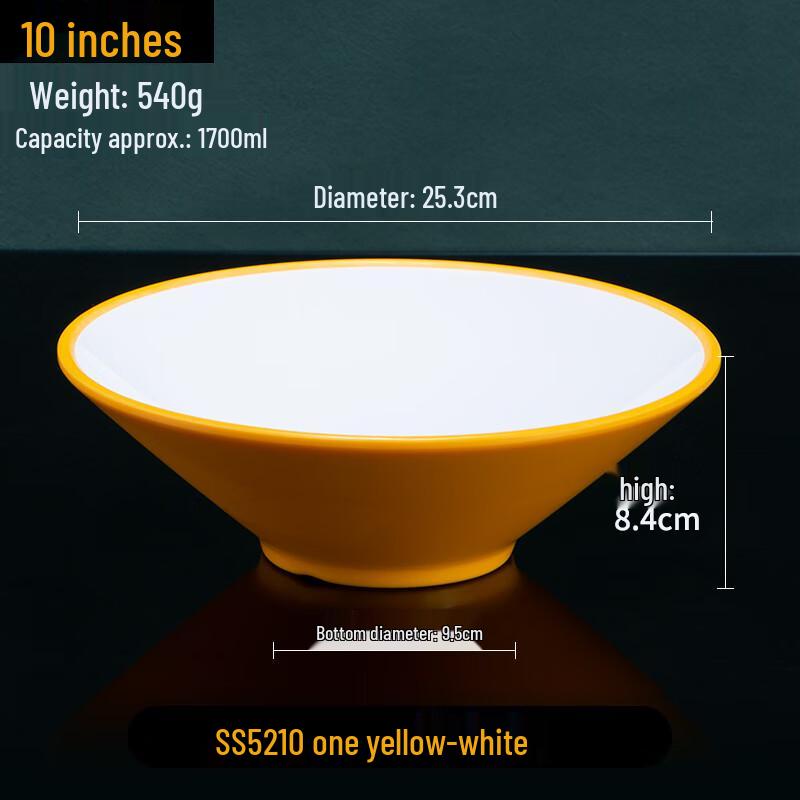 Commercial Melamine Conical Noodle Bowl