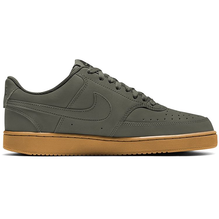 Nike Court Vision Low Dark Green Gum Men Sneakers Cargo-Khaki CD5463-300