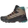 Terrex Skychaser Ax5 Waterproof And Breathable Support Grip Mid Top Mountaineering Hiking Shoes Unisex Brown Sneakers JH7805