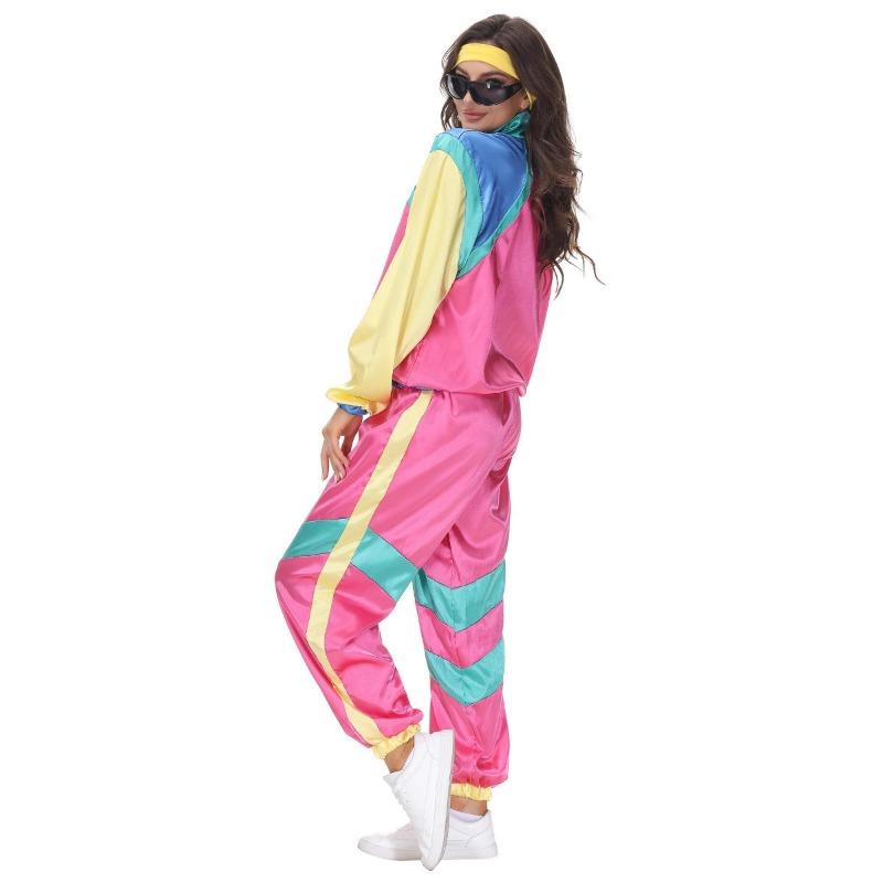 Halloween Orgy Hip Hop Couple Show Costume Vintage Disco Dico Dance Tracksuit