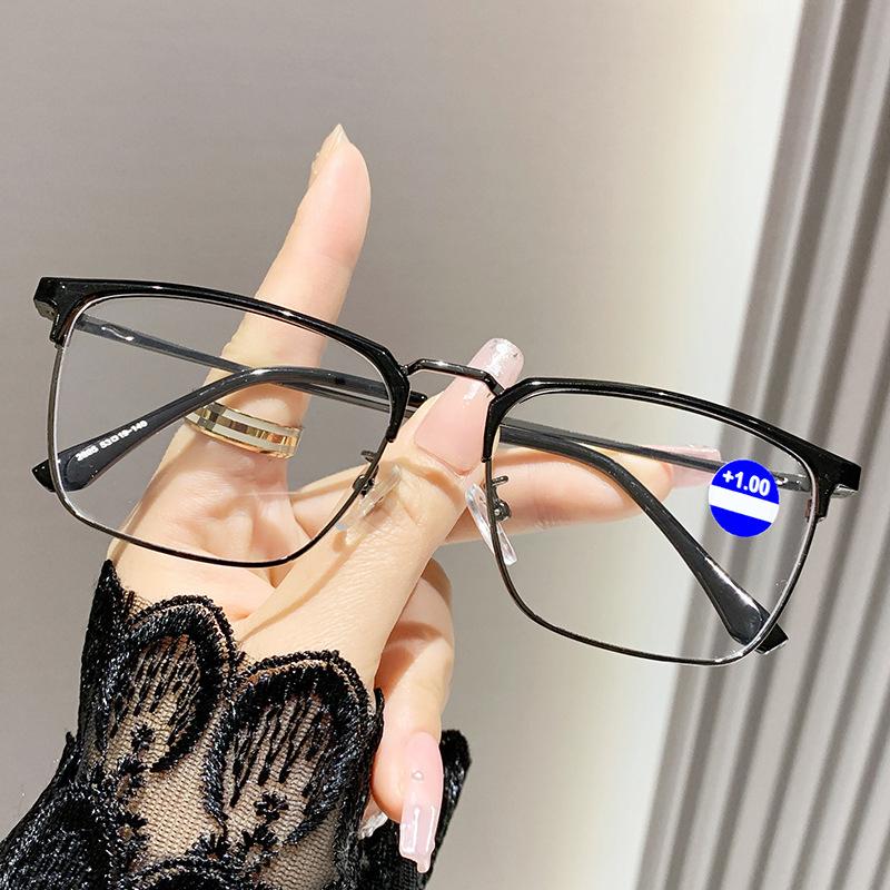 Anti-blue Light Reading Glasses For The Elderly And Middle-aged Business Use Ultra-lightweight High-end Portable 2805