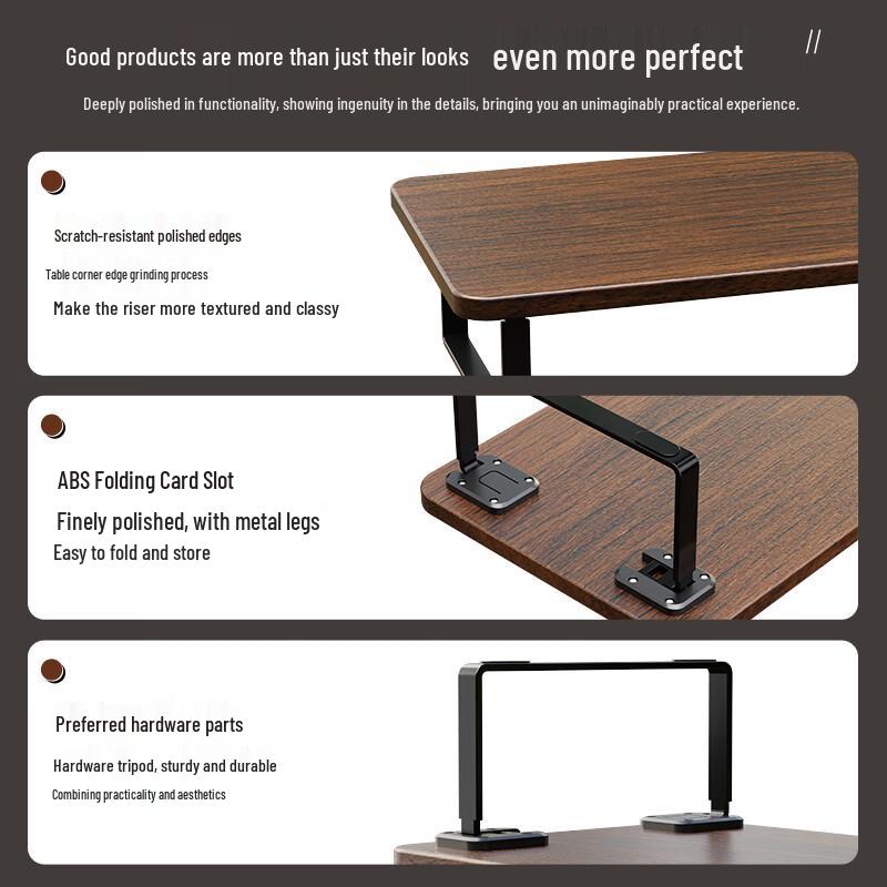mryc Monitor & Laptop Riser Stand with Storage