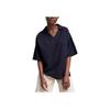 Puma Pocket Fashion Simple Pullover Short Sleeve T-Shirt Women Tops Navy-Blue 629386-16