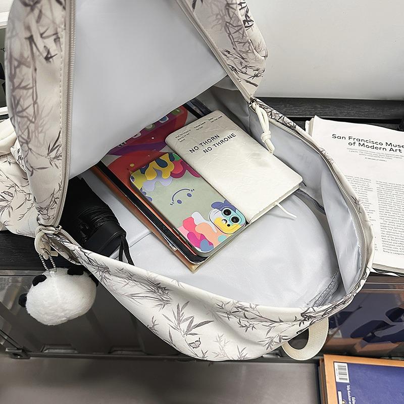 School bag new high value medium fresh bamboo backpack couple light travel spring outing mountaineering large capacity backpack