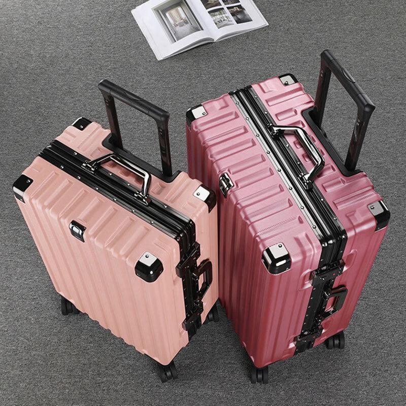 BOBOKEY 20-inch Aluminum Frame Hardside Suitcase 20-inch