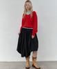Seolan Unbalance Volume Pants_Black
