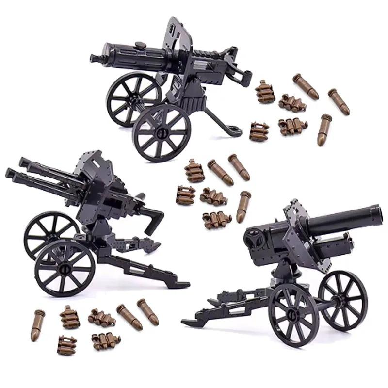WWW2 Military Building Block 88mm Flak Gun Cannon  Weapons Figure Soldier Machine Gun Mecha Infantry Artillery Mortar Toys K053