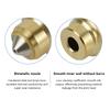 1-10Pcs Bimetallic Nozzle For Elegoo Centauri Carbon Brass Hardened Steel Hotend Nozzle 0.2/0.4/0.6/0.8mm 3D Printer Accessories