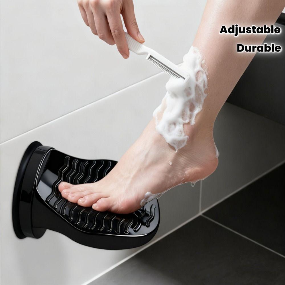 Anti-Slip Surface Shower Foot Rest Ergonomic Design Leg Shaving Footrest  Bathtub Side