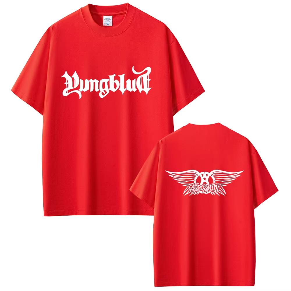 YUNGBLUD Graphic Print Tshirt Men Women Clothing Casual Cotton T Shirt Men Hip Hop Short Sleeve Top Fashion Vintage Streetwear