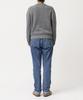 BEAT&SLNC Morrow Crewneck Cardigan (Melange Grey)