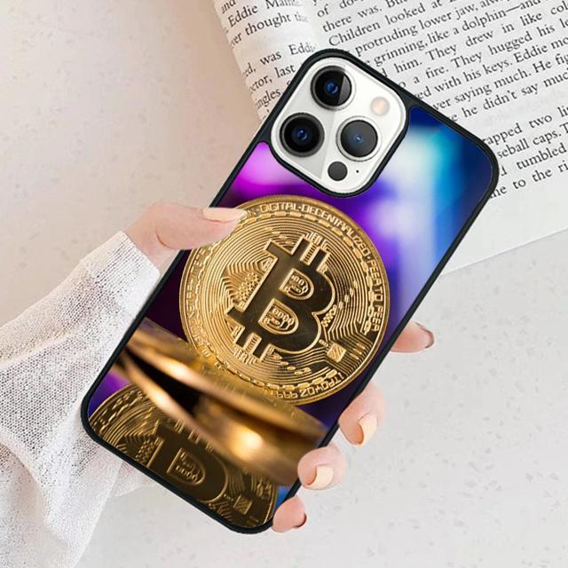 BTC Bitcoin Phone Case For iPhone 17 Air 15 16 Cover 11 13 14 Pro Max 12 Plus Max Fundas