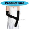 Elegant Black Velvet Bridal Gloves Long Length Soft Arm Gloves for Wedding Operas Theme Costume Event Gathering Wear