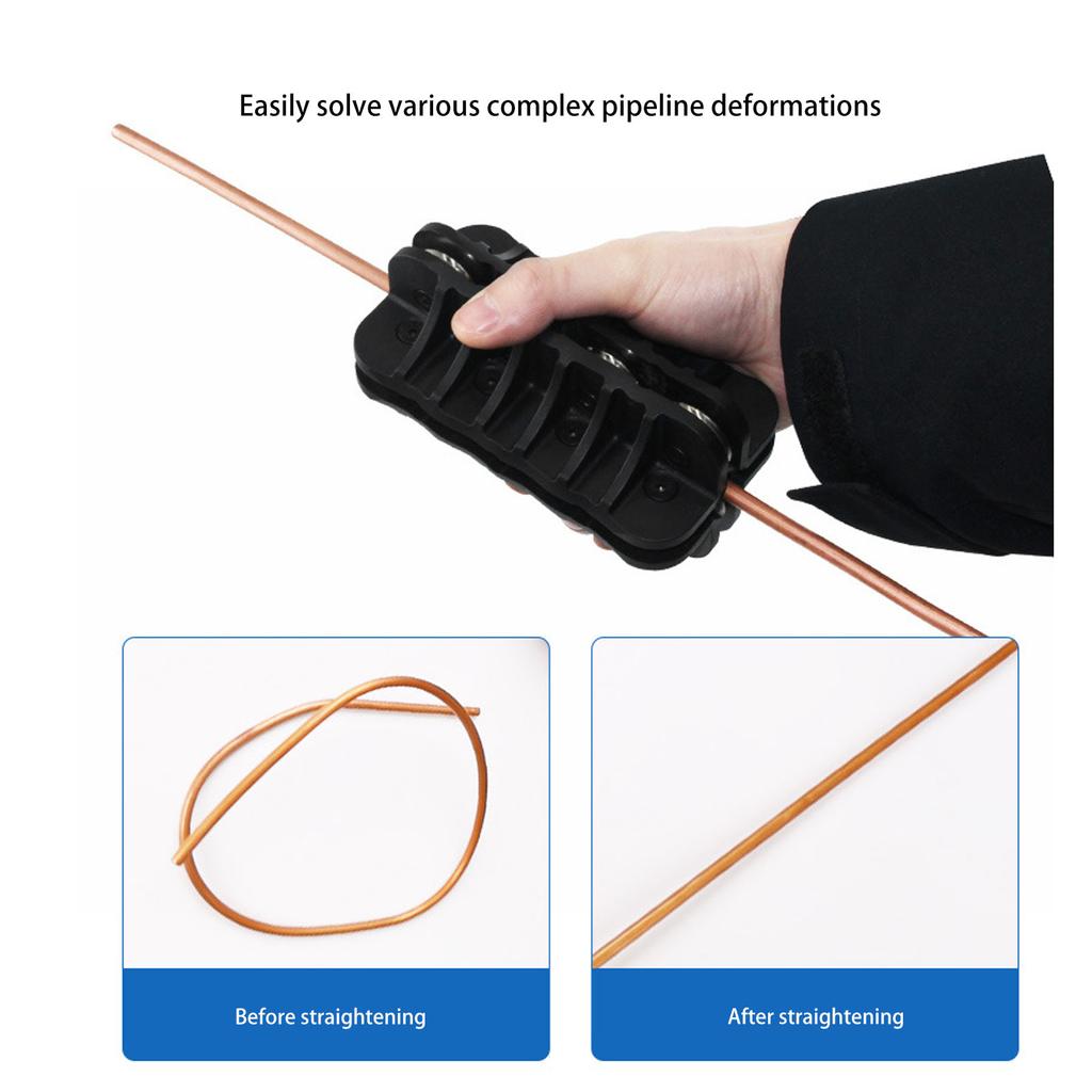 5mm Copper Tubing Straightener Multifunctional Pipe Straightening Tool for Fuel Lines AC Pipes 5mm Copper Tubing Straightener