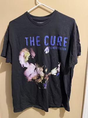 80s The Cure Band Shirt The Cure Black Gift Fan Unisex Tshirt Reprint S5XL Unisex T-Shirt