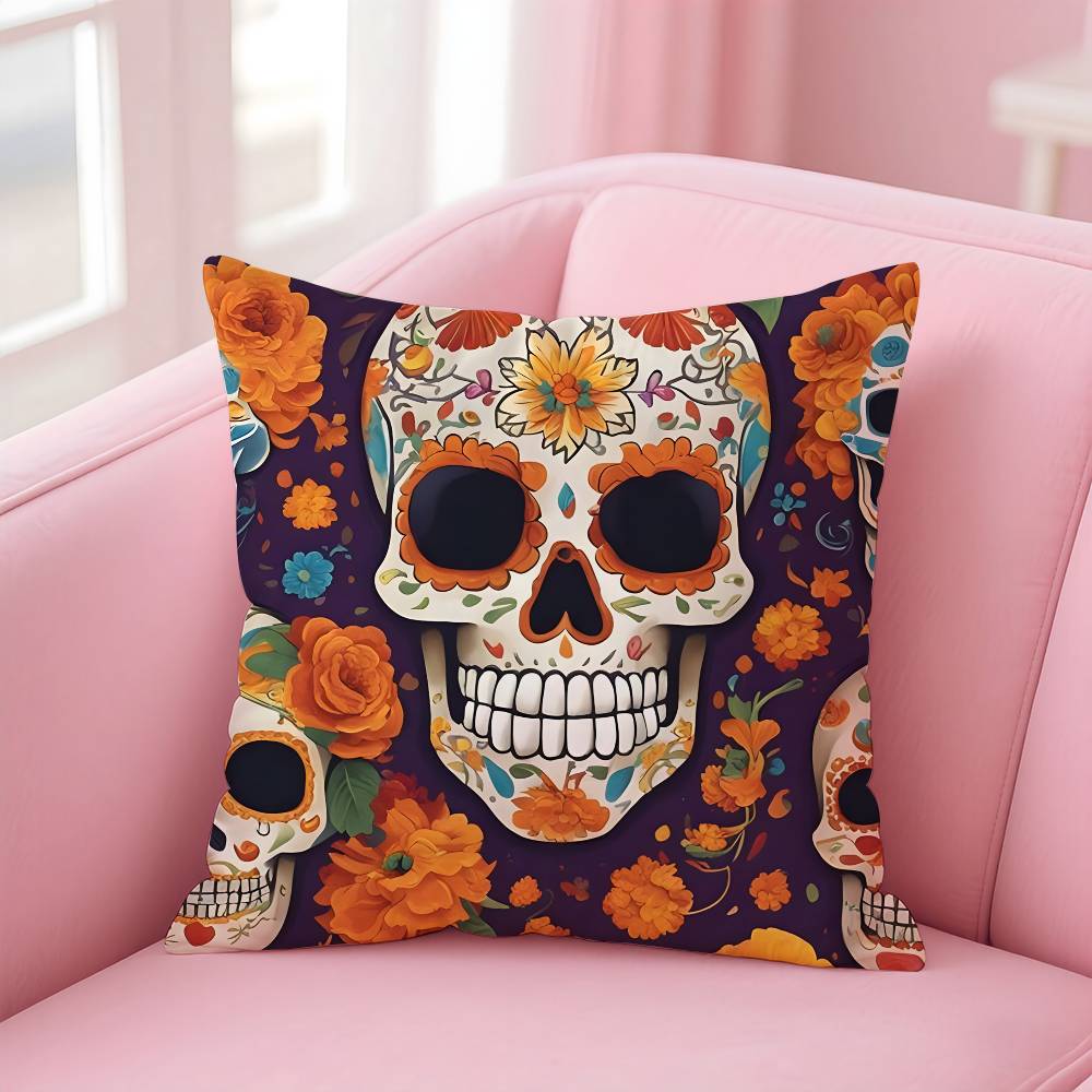 Anime Tag der Toten Kissenbezug Komfort Sofa Bett Seidig Elegant Verdeckter Reißverschluss Benutzerdefinierte Dekorative Kissenhülle