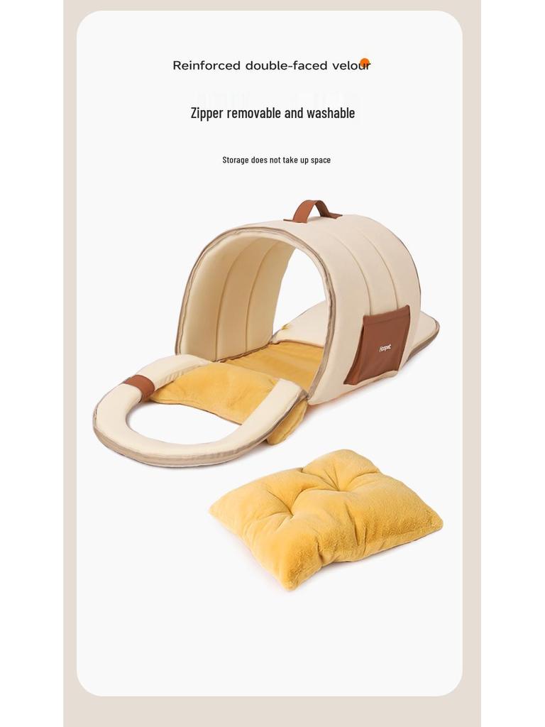 HOOPET Removable Washable Warm Fleece Bed for Small Dogs and Cats