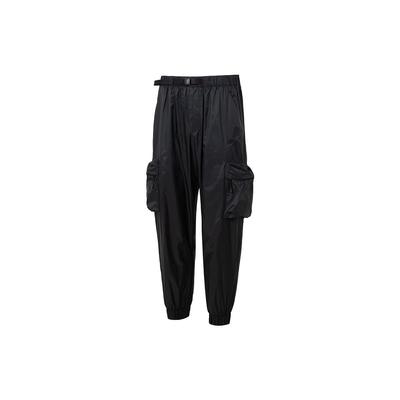 Solid Color Casual Loose Cargo Pants Men Bottoms Black FB7912-010