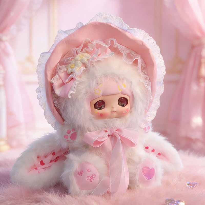 Nieuwe Xuefu Konijn Kant Droom 600% Vloeibaar Zand Oog Serie Blind Box Zacht Knuffelkussen Ornament Mysteriedoos Verrassingscadeau Speelgoed