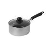 Pearl Metal HC-672 18cm Saucepan with Glass Lid, IH Compatible, Non-stick Coating, Smart Choice Series