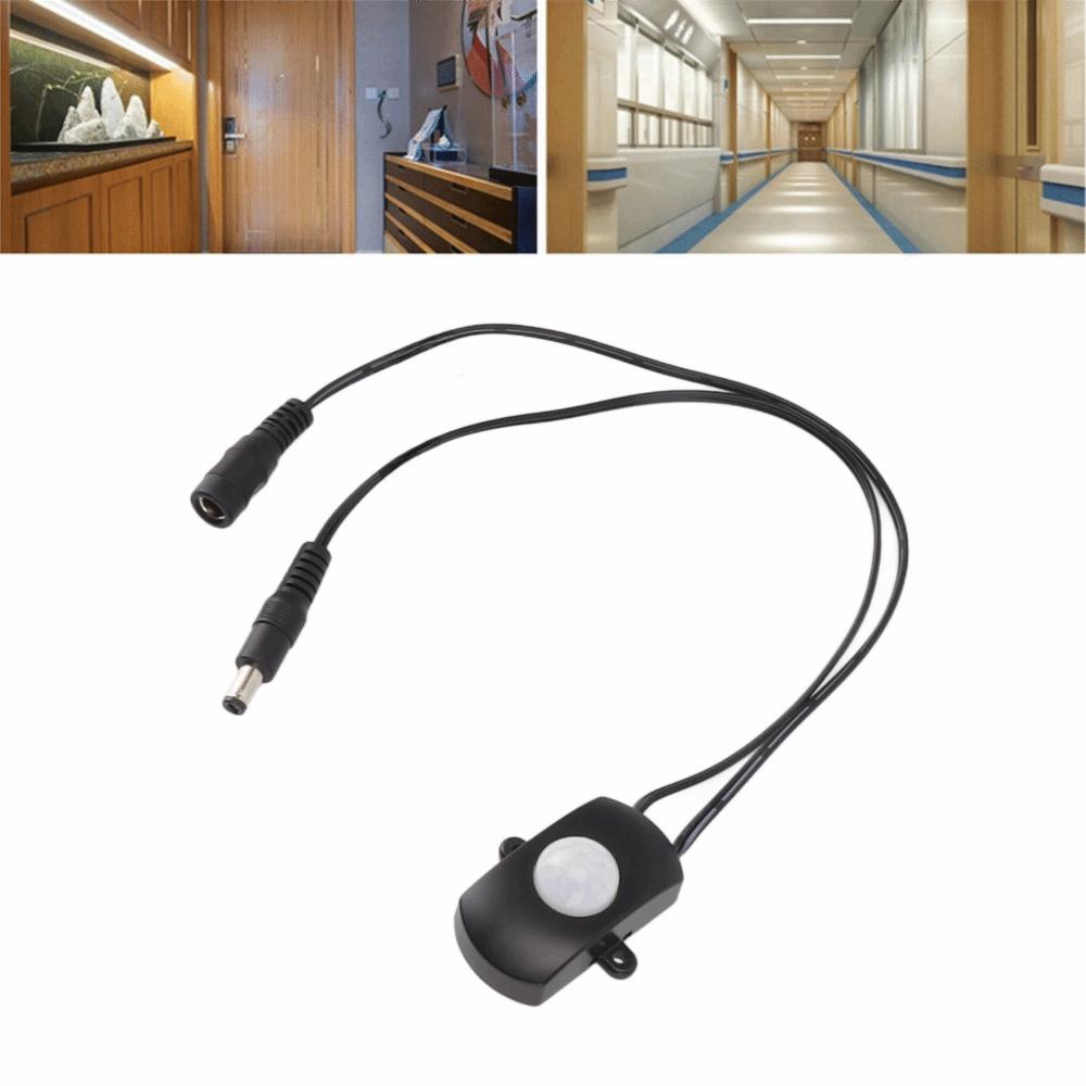 4A Infrared Automatic Switch Detector Black PIR Motion Sensor Switch Cabinet Lights
