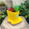 Funny Rain Boot Planter Decorative Hydroponic Flower Holder Flower Pot  Landscaping Sculpture