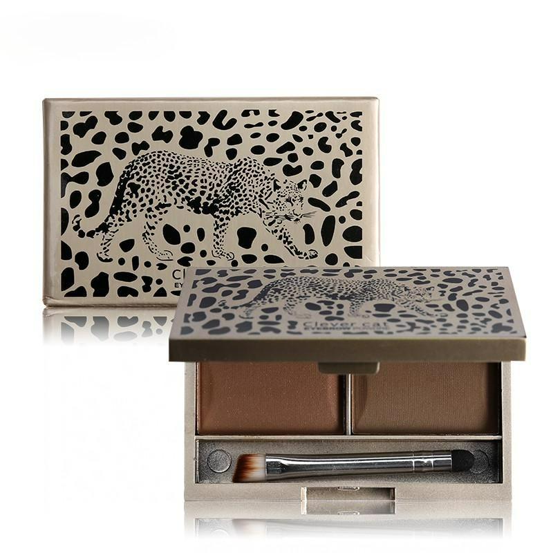 Eyebrow Powder Makeup Waterproof Natural Eyebrow Enhancers Shadow Cosmetic Kit with Brush Mirror