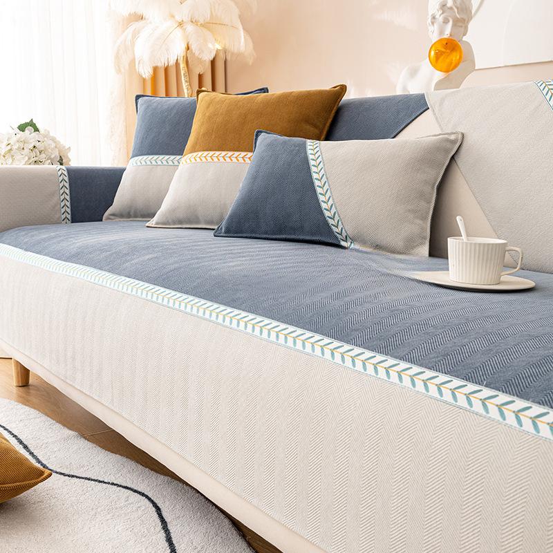 Chenille Sofa Cushion Four Seasons Universal Non-Slip Cover Towel Light Luxury Modern Simple High-End Cushion
