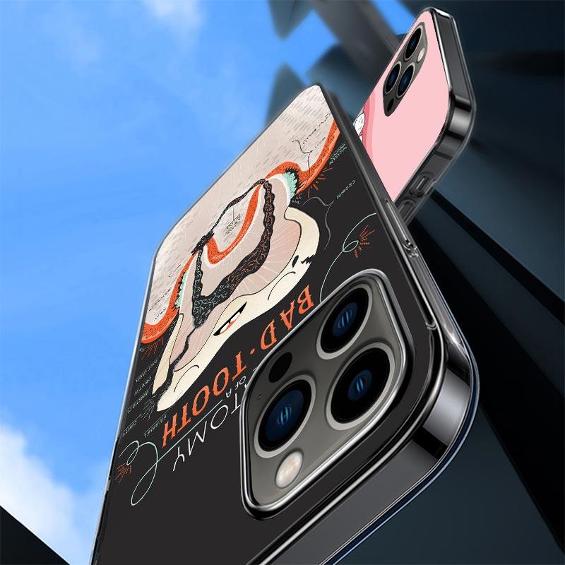 Wisdom Teeth Dentist Tooth Case Phone Cover for Apple iphone 16 15 14 13 12 Mini 11 Pro Max 16E X XS XR 7 Plus 8 + SE 2020 Trend