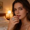 Infinity Knot Promise Ring for Her Cubic Zirconia Engagement Ring Sparkling Wedding Band for Women Anniversary Jewelry Gift