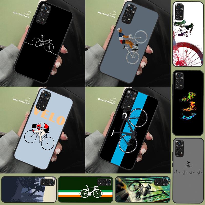 Bike Cycling Art Funda For Xiaomi Redmi Note 13 Pro 14 9 10 11 12 9S 10S 11S 12S Redmi 13C 10C 12C 14C Case
