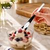 Ergonomic Kitchen Tableware 304 Stainless Steel Ice Cream Spoon, Multi-Purpose Dessert Scraper Safe Food Grade Spoon for Yogurt Jam Oatmeal,