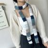 Colorblocks Striped Scarf Soft Comfortable Scarves Autumn Winter Neckerchief for Autumn and Winter Comfortable