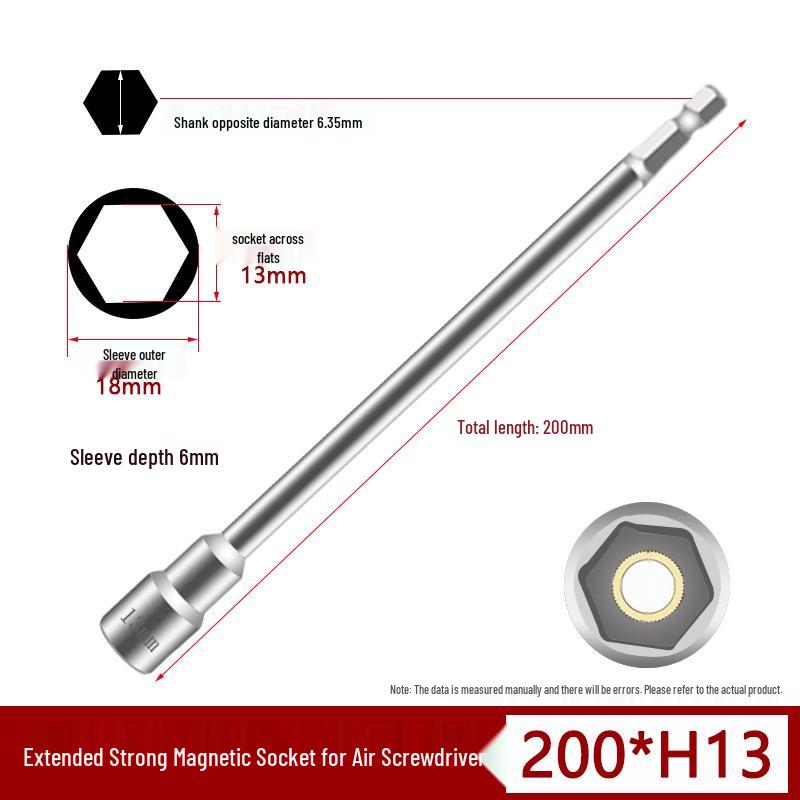 Magnetic Impact Wrench Socket Hex Bit for Electric Drill & Pneumatic Screwdriver