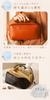 Milasic Large Capacity Makeup PU 6 with Simple Divided Storage Pouch, Leather, Stylish, Compartments, Freestanding, Travel-Friendly, Handle,