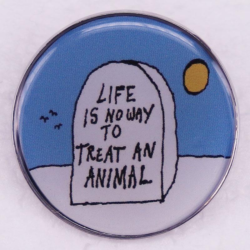 Life is the Unhealing Brooch Badge – Inspired by Kurt Vonnegut