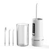 Oral Irrigator Rechargeable Water Flosser Portable Dental Water Jet Floss 230ml Water Tank 3 Mode IPX7 Waterproof Teeth Cleaner