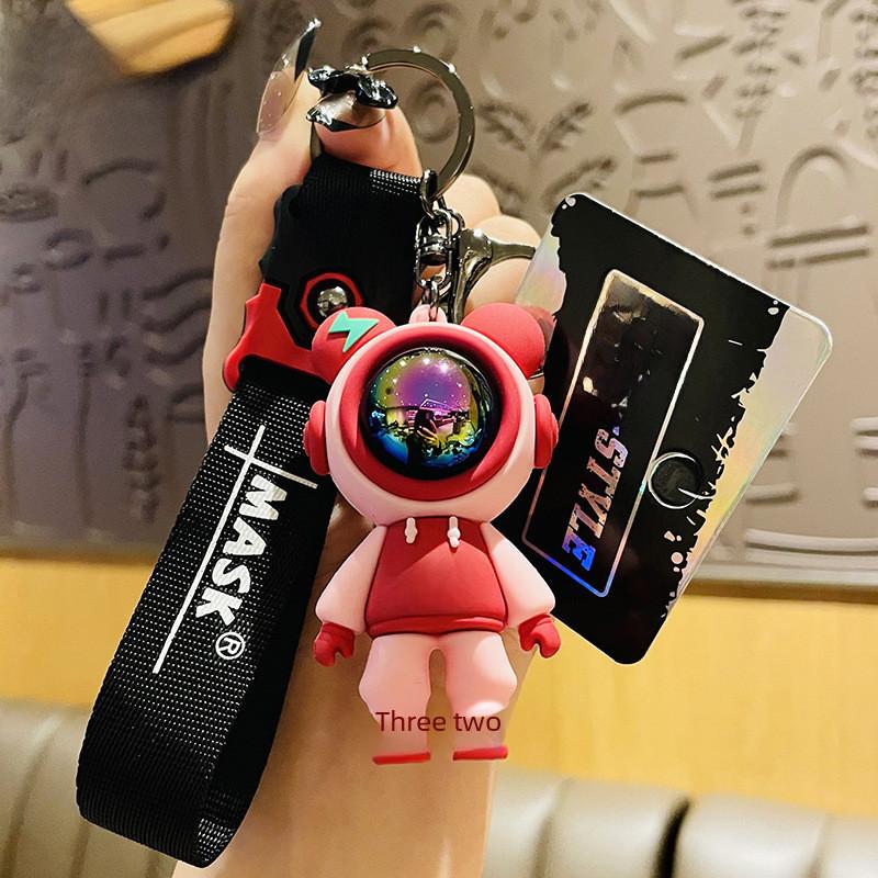 Flash Trendy Cartoon Bear Keychain Ideal For Corporate And Meeting Gifts
