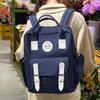 Schoolbag Korean Version Ins Backpack College Style Schoolbag Cute and Lightweight Travel Versatile Backpack Travel Large Capacity Schoolbag