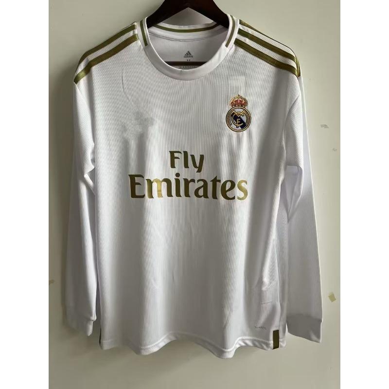 Source Direct Supply Retro Long-sleeved Jersey Real Madrid Barcelona Manchester United Juventus Liverpool Embroidery Sports Ball