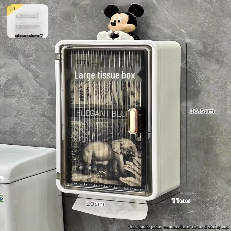 LIEI Wall-Mounted Bathroom Tissue Holder