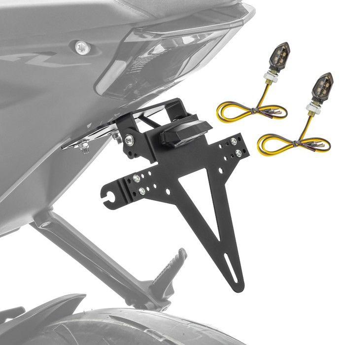 Set Support De Plaque + 4x Clignotants LED Zaddox KH2