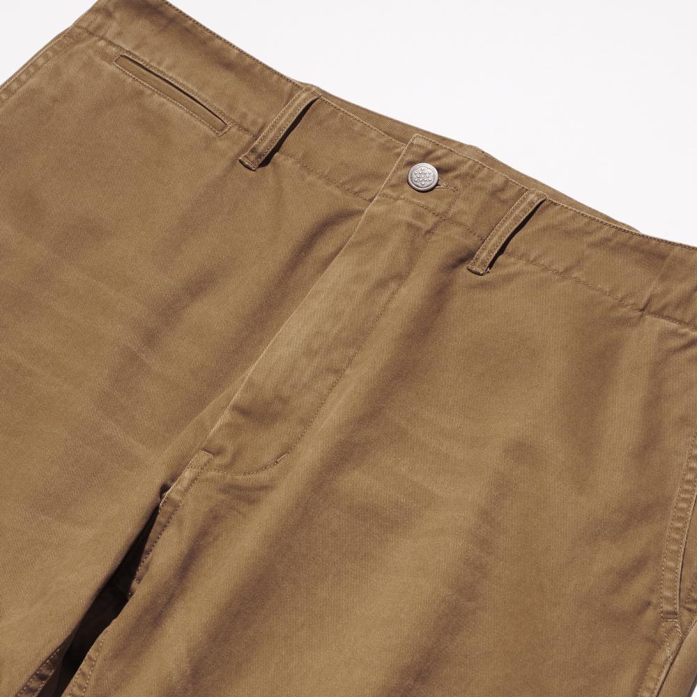 Dyutelo Damaged Wash Chino Pants Mid Beige