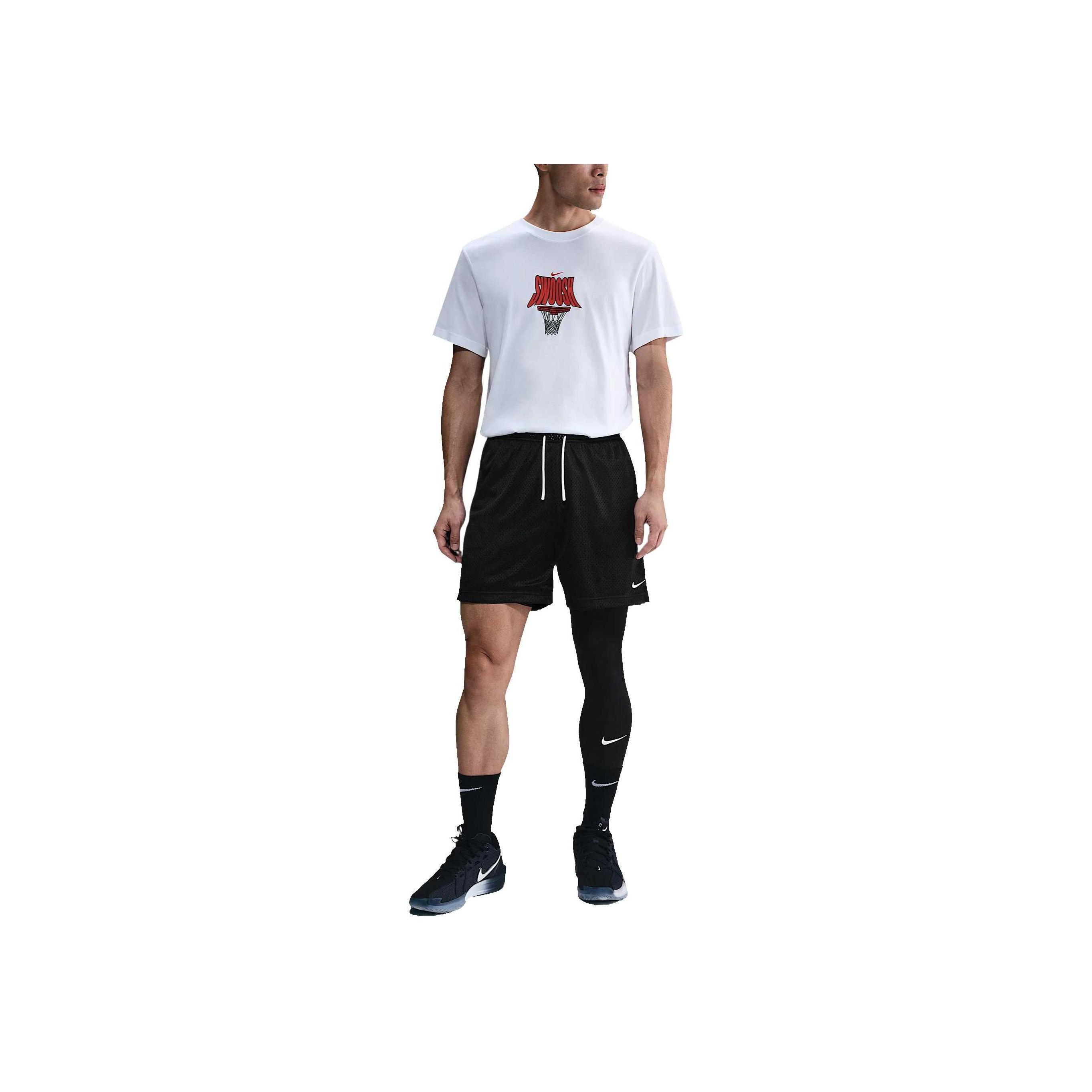 

Nike Dry Fit Soft Skin Simple Versatile Three-Quarter Sports Shorts Men shorts Black HV1881-010 S