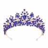 Exquisite Crystal Crown Handmade Baroque Headpiece Beaded Headpiece Bridal Tiara  Prom