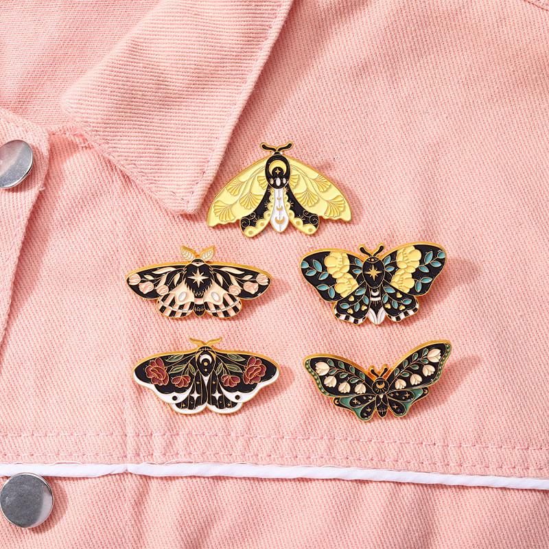 Exquisite Butterfly Brooch With Elegant Rose Flower And Insect Design For Fashionable Accessories