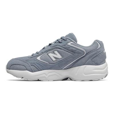 NB 452 Comfortable Low-Top Running Shoes Unisex Sneaker Gray White MX452SA