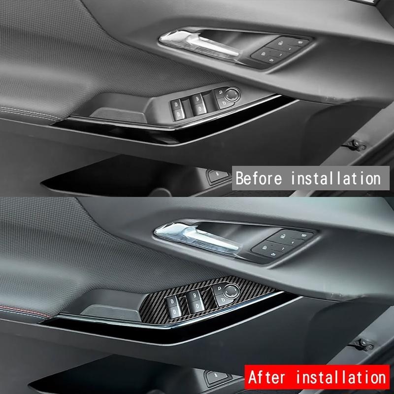 Car Interior Door Window Lift Control Switch Button Panel Frame Trim Cover Sticker For Chevrolet Equino 2025 LHD Accessories