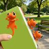 Funny Gecko Bookmark 3D Printed Lizard Page Clip Novelty Animal Bookmark for Readers